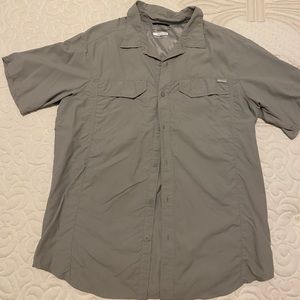 Mens Columbia PFG Short Sleeve Shirt L